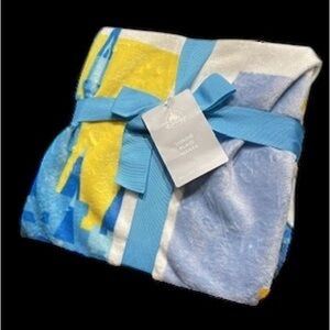 Disney Throw Blanket - Walt Disney World Four Park Icons.